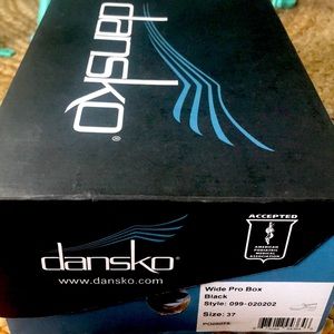 Dansko Clogs, 37 WIDE, Black